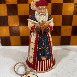 Jim Shore 2014 "Wesolych Swiat" Polish Santa Figurine